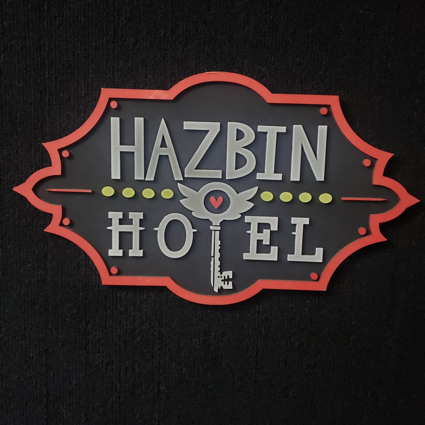 Hazbin Hotel sign