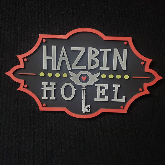 Hazbin Hotel sign