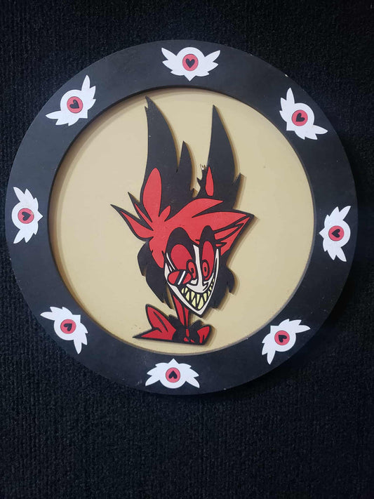 Alastor Wooden Sign