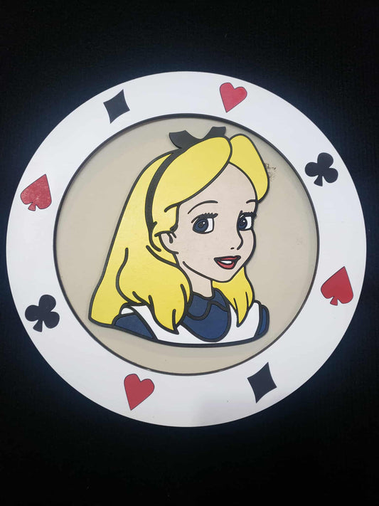 Alice Wooden Sign