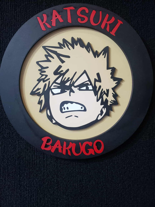 Katsuki Wooden Sign