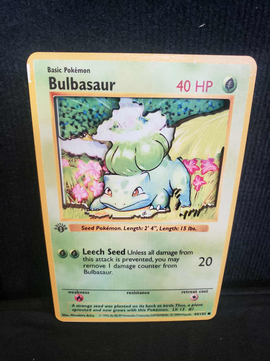 Bulbasaur Wooden card