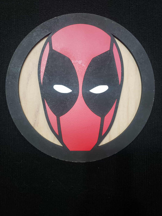 Deadpool Wooden Sign