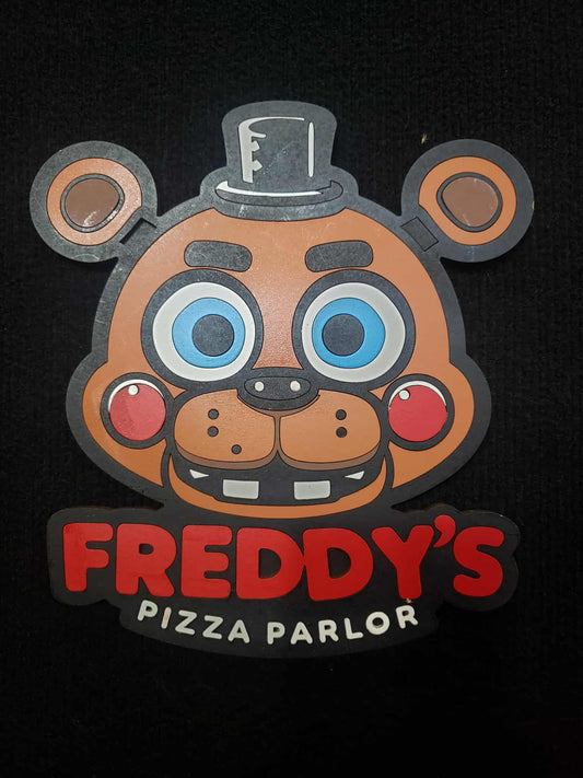Freddy's Pizza Parlour  Wooden Sign