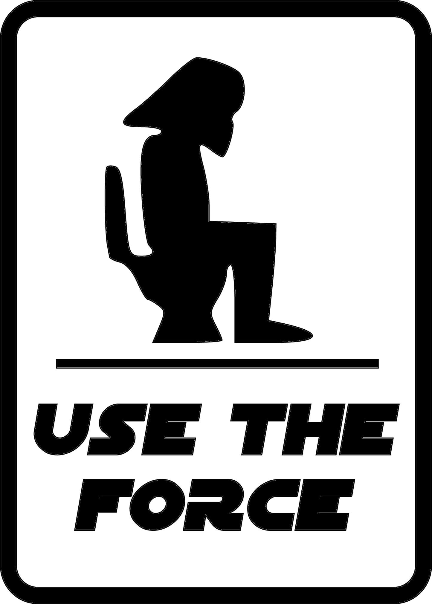 use the force sign