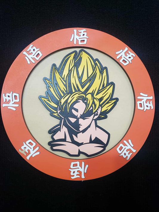 Goku Stacked sign