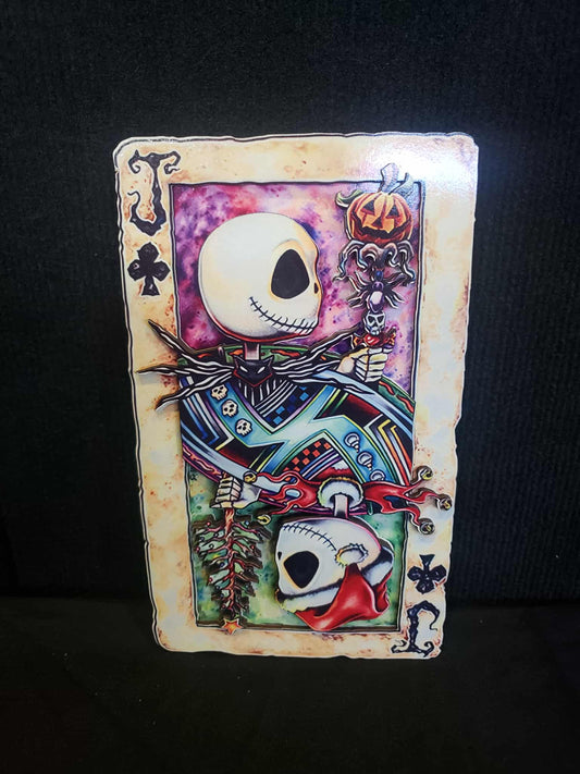 Sublimated Layered wood Jack card