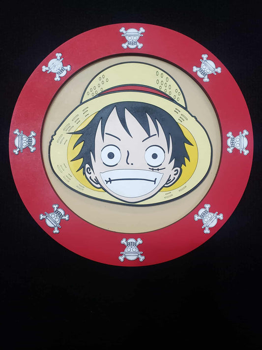 Luffy Wooden Sign