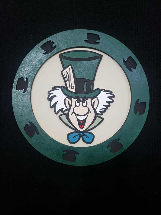 Mad Hatter Wooden Sign