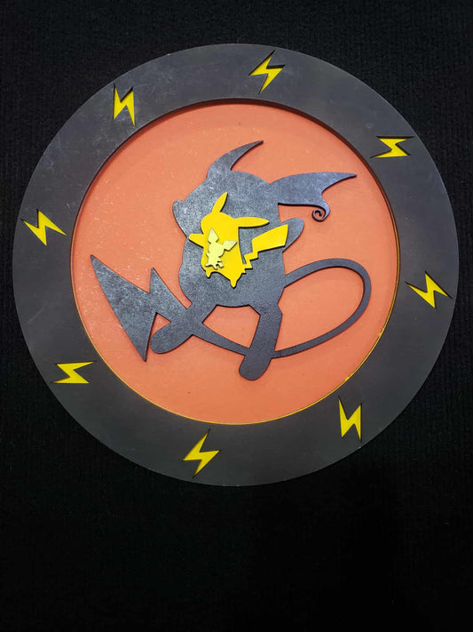 Pika Evo Wooden Sign