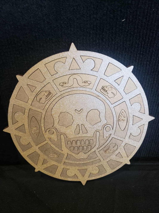 Pirate Coin Wooden Sign