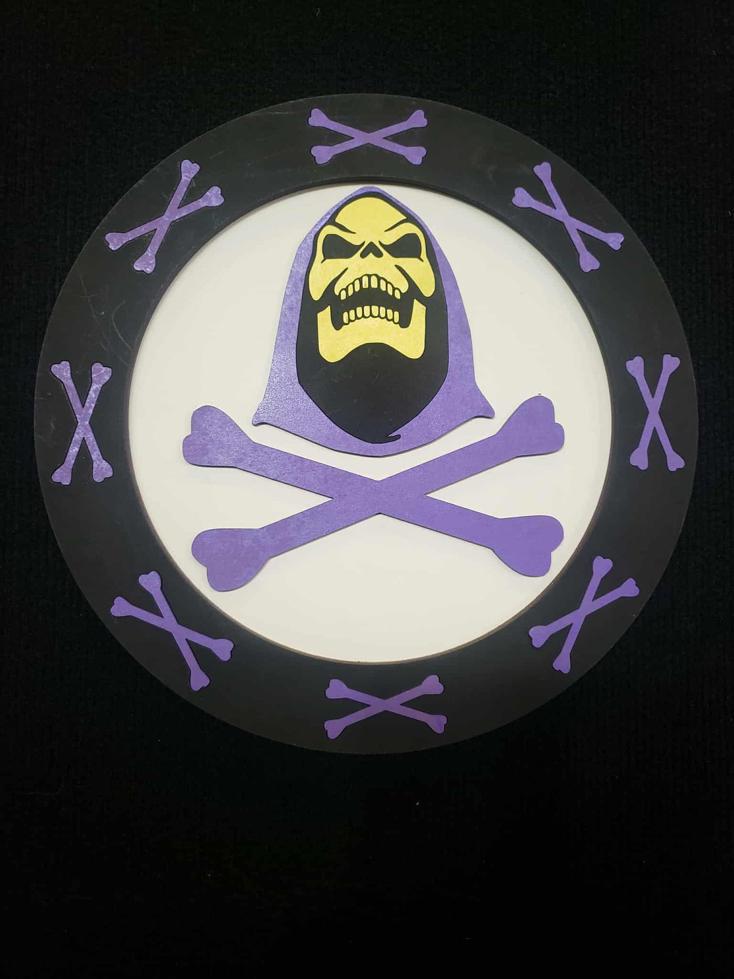Skeletor Wooden Sign