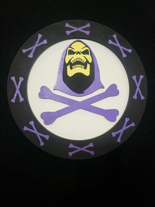 Skeletor Wooden Sign