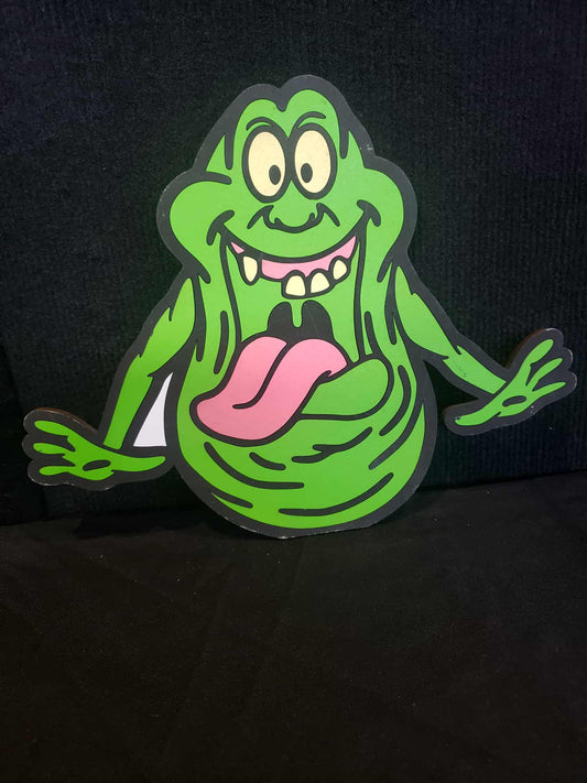 Slimer Wooden Sign