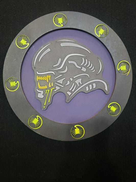 Xeno Wooden Sign