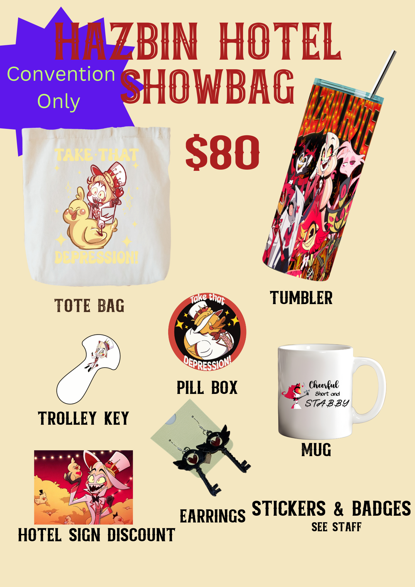 Hazbin Hotel Show bag